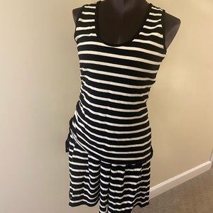 NWT Derek Lam 10 Crosby black and White dress size S